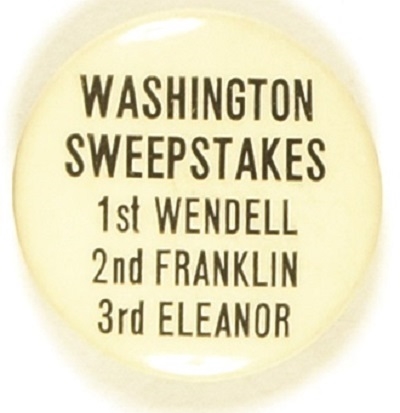 Willkie Washington Sweepstakes