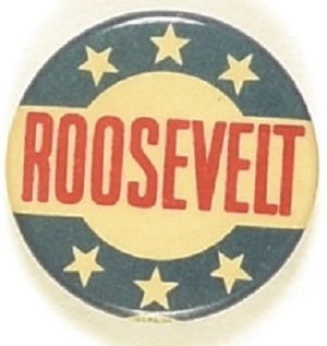Franklin Roosevelt Six Stars Celluloid