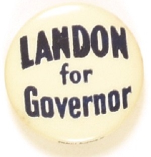 Landon for Governor of Kansas