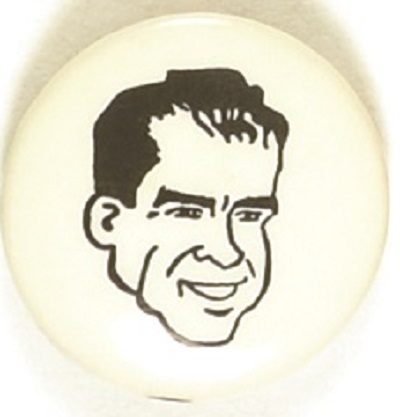 Nixon 1960 Line Drawing Celluloid