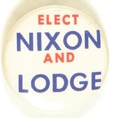 Elect Nixon and Lodge Celluloid