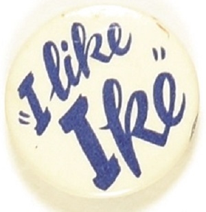 "I Like Ike" Italic Lettering