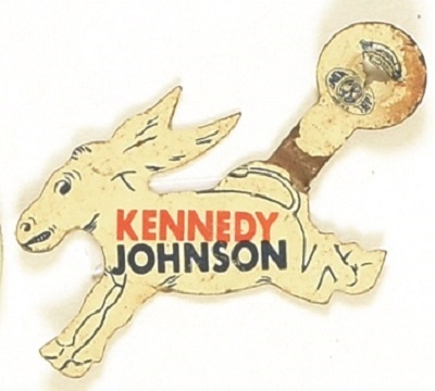 Kennedy, Johnson Donkey Tab