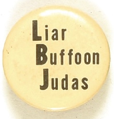 Anti LBJ Liar Buffoon Judas