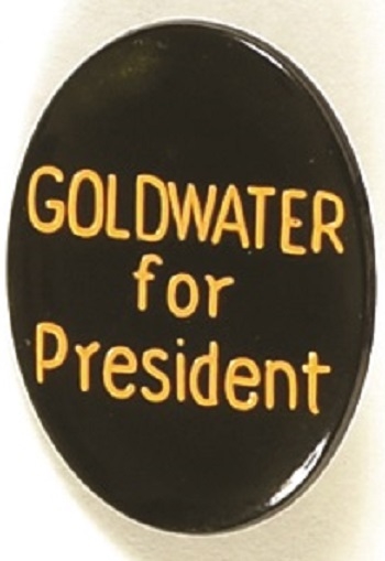 Goldwater for President Oval Celluloid