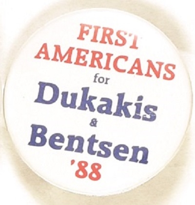 First Americans for Dukakis, Bentsent