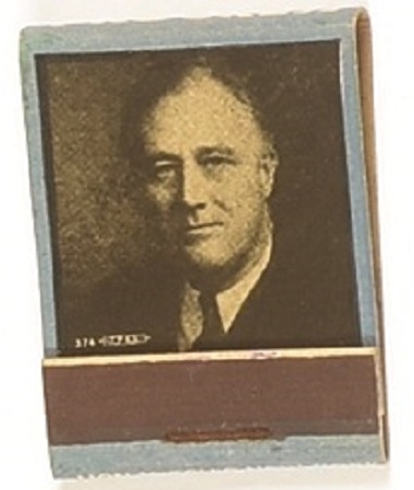 Franklin Roosevelt Buffalo, New York Matchbook