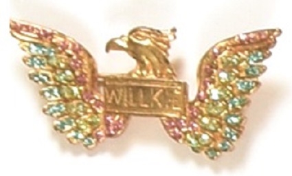 Willkie Gold Eagle Jewelry Pin