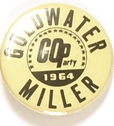 Goldwater, Miller Glow in the Dark Pin