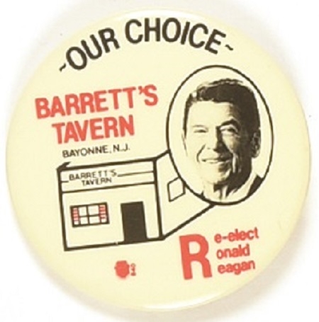 Reagan Barretts Tavern Bayonne, New Jersey