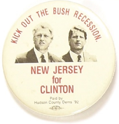 New Jersey for Clinton Kick Out the Bush Recession