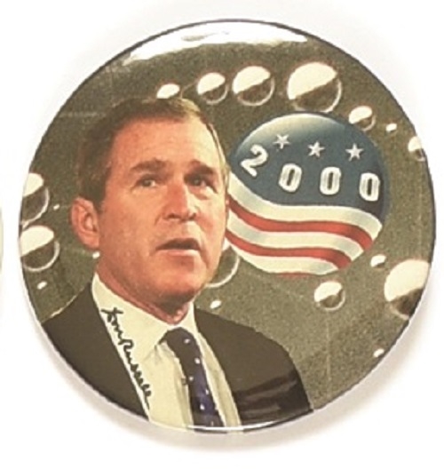 GW Bush One of a Kind Pin by David Russell