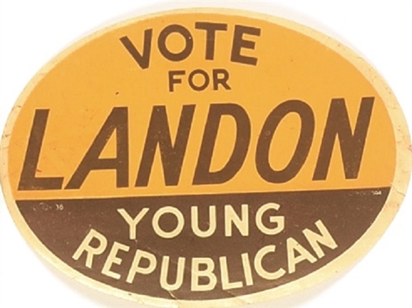 Vote for Landon Young Republican Sticker