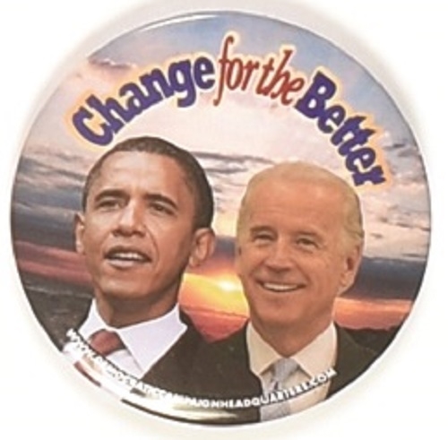 Obama, Biden Change for the Better
