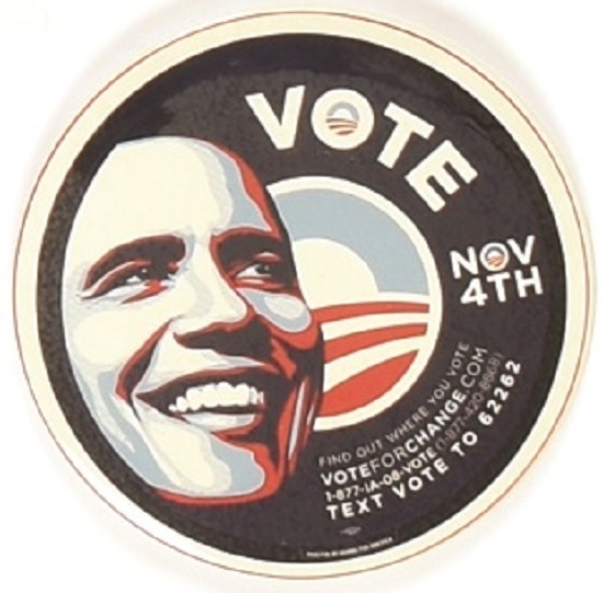 Obama Vote Nov. 4