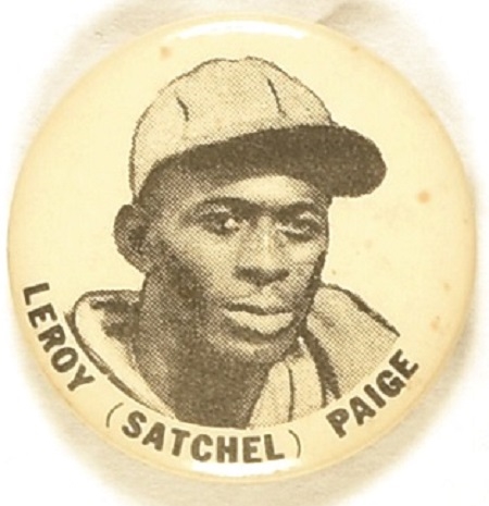 Satchel Paige Vintage Baseball Pin