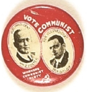 Foster, Gitlow Vote Communist Jugate