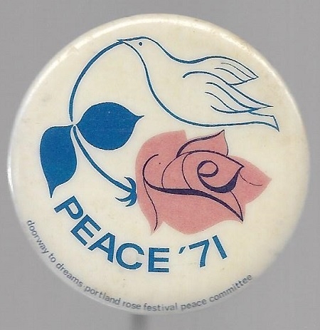 Portland Rose Festival Peace Committee Peace ’71