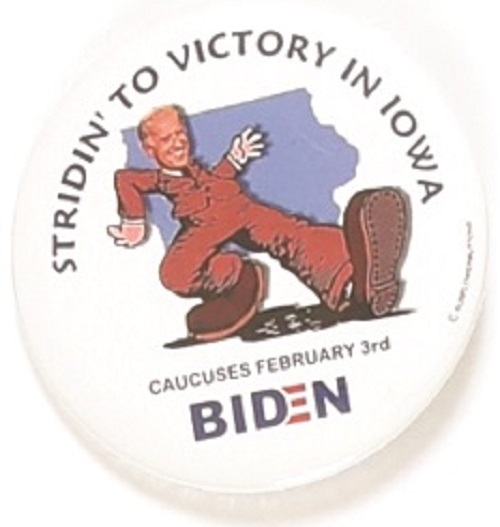 Biden Stridin to Victory in Iowa