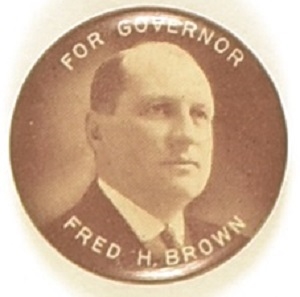 Brown for Governor of New Hampshire (Major Leagues, Boston Beaneaters!)