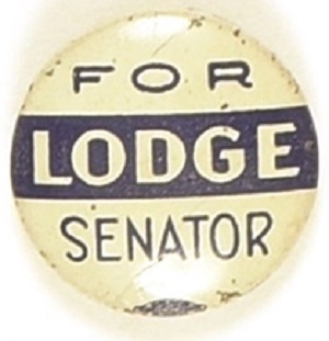 Lodge for Senator, Massachusetts