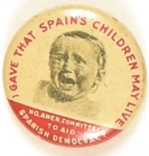 Spanish Civil War Children Pin