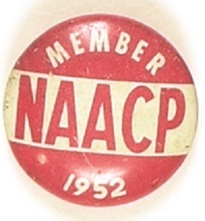 NAACP 1952 Membership Pin