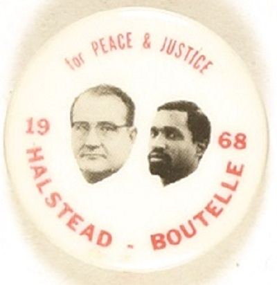 Halstead, Boutelle Socialist Workers Party 1968 Jugate