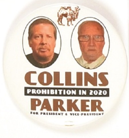 Collins, Parker Prohibition Party 2020 Jugate