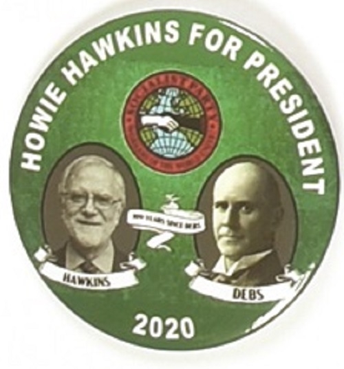 Howie Hawkins, Eugene Debs Socialist Pin