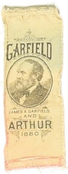 Garfield and Arthur 1880 Ribbon