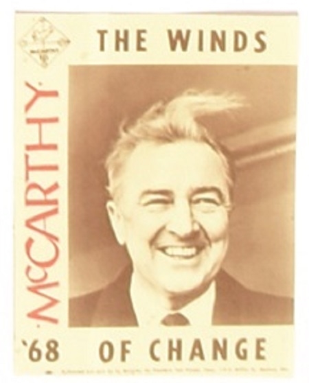 Winds of Change McCarthy Sticker