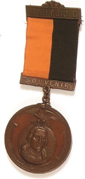 Columbian Exposition Maryland 1893 Badge
