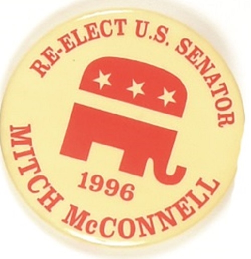 Mitch McConnell Kentucky 1996 Campaign Pin