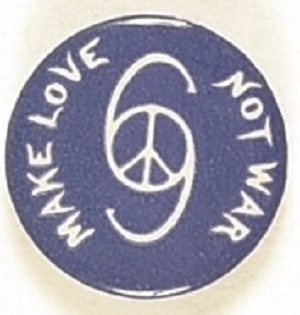 Make Love Not War 69 Peace Sign