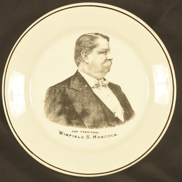 Hancock for President Plate