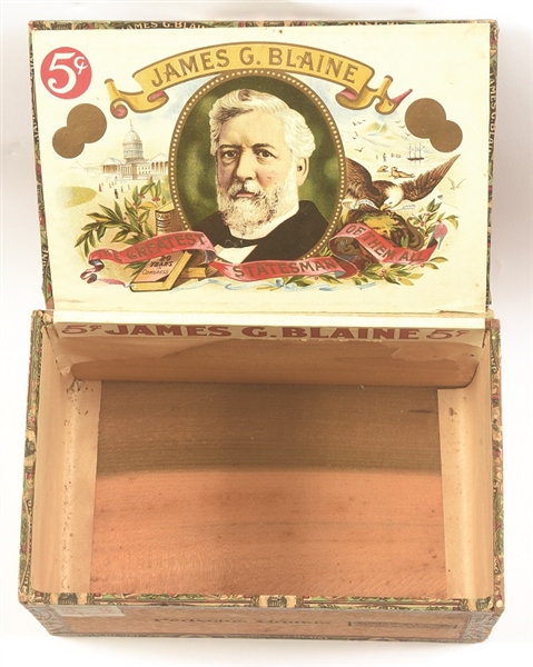 James G. Blaine Cigar Box