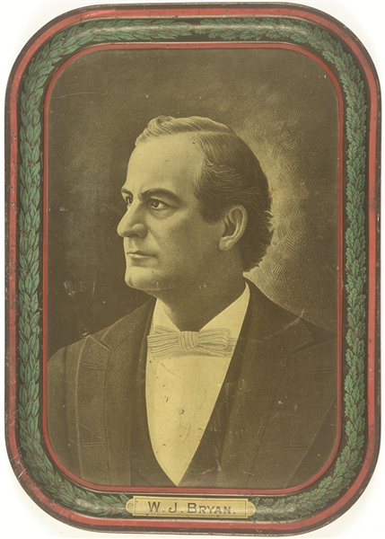 William Jennings Bryan Lithograph Tray