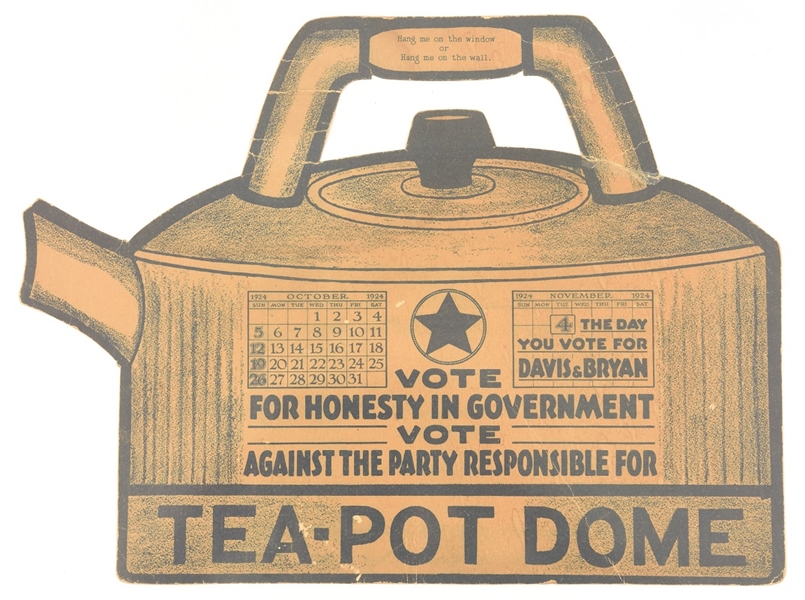 Teapot Dome Scandal Davis and Bryan Poster