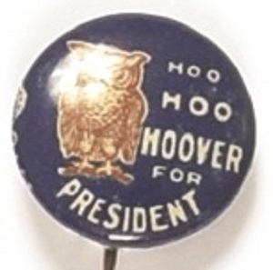 Wise Old Owl Hoo Hoo Hoover for President