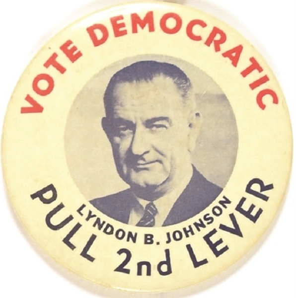 Lyndon Johnson Pull 2nd Lever