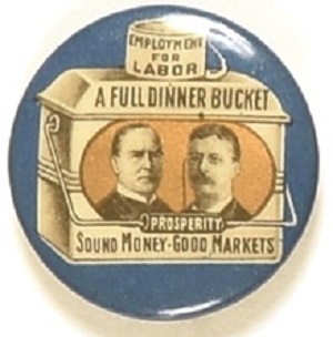 McKinley, TR Small Blue Dinner Bucket