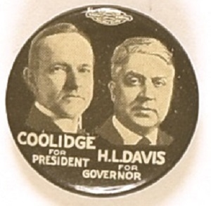 Coolidge, Davis Ohio Coattail