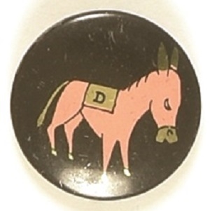 FDR Era Colorful Donkey Litho