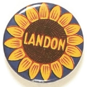 Alf Landon Sunflower, Blue Border