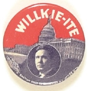 Willkie-Ite Classic US Capitol Pin