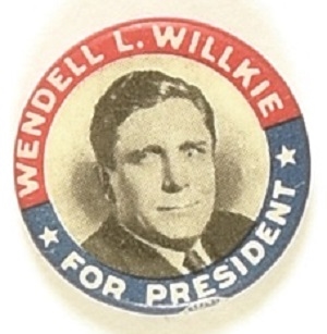Wendell Willkie for President Celluloid