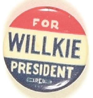 Willkie for President RWB Celluloid