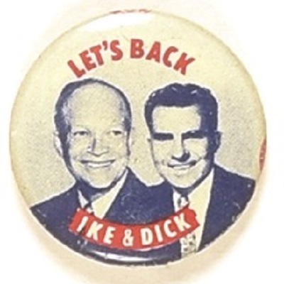 Lets Back Ike and Dick 1 1/4 Inch Jugate