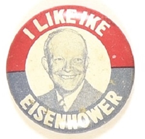 Eisenhower I Like Ike Picture Pin
